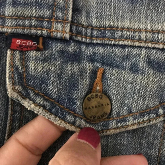 BCBGMaxZaria jean jacket size xs - Picture 4 of 5